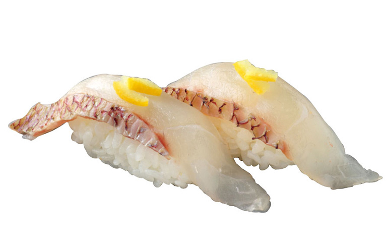 活〆真鯛ゆず塩 千歳店 回転寿司 海天丸 北々亭