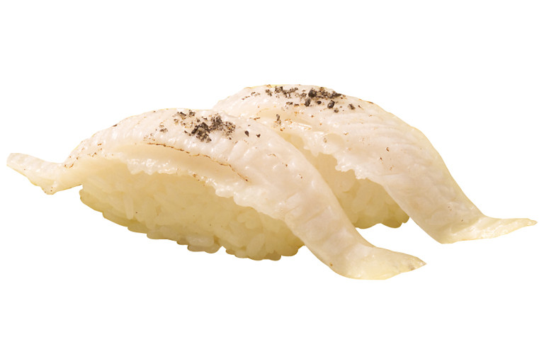 炙りえんがわ えんがわごま塩炙り｜千歳店｜回転寿司 海天丸・北々亭