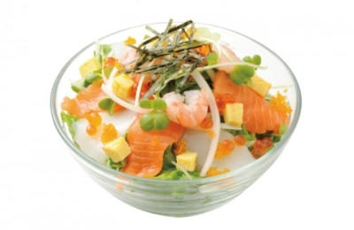 寿司屋のサラダ